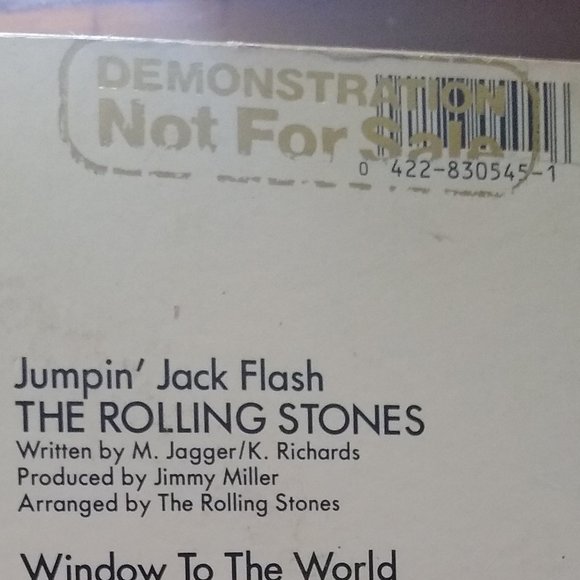 Jumpin' Jack Flash Soundtrack 1986 Vinyl Record GoldStamp Promo - Picture 3 of 5
